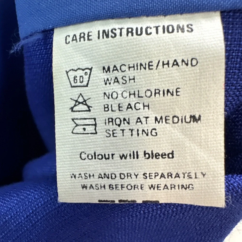 VTG‎ 80s De La Cuesta Royal Blue Power Skirt Suit Set Jacket S Skirt M
